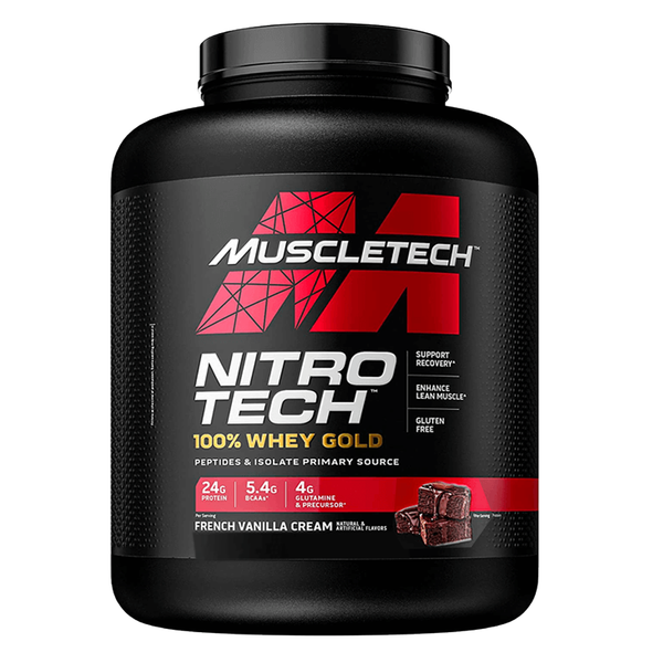 MuscleTech NitroTech 100% Whey Gold, 5.3 lbs