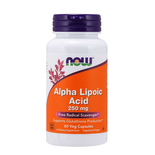 NOW Alpha Lipoic Acid 250 mg, 60 Ct