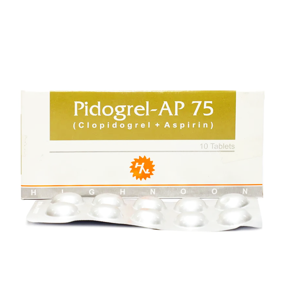 Pidogrel-AP 75mg Tablets, 10 Ct - Highnoon