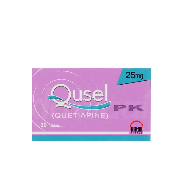 Qusel Tablets 25mg, 30 Ct - Hilton