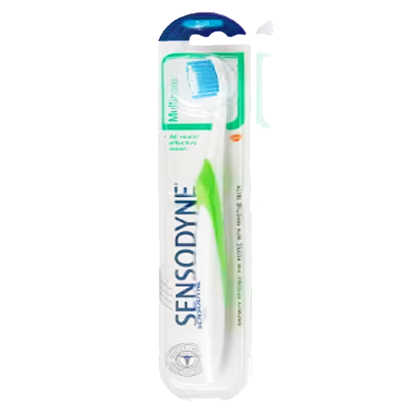 Sensodyne Multicare Soft Toothbrush (Light Green), 1 Ct