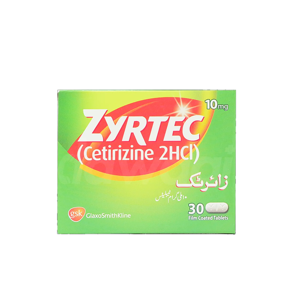 Zyrtec Tablets, 10mg - GSK